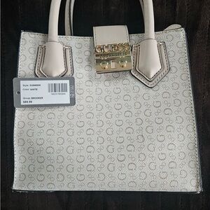 Guess Cream Satchel